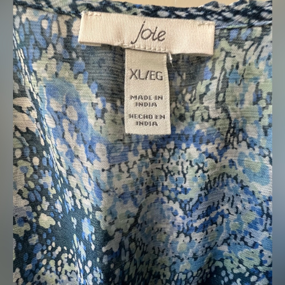 Joie - NWT - XL - Long Sleeve Dress - Blue “Parisian Paisley” Maxi dress - Picture 13 of 13